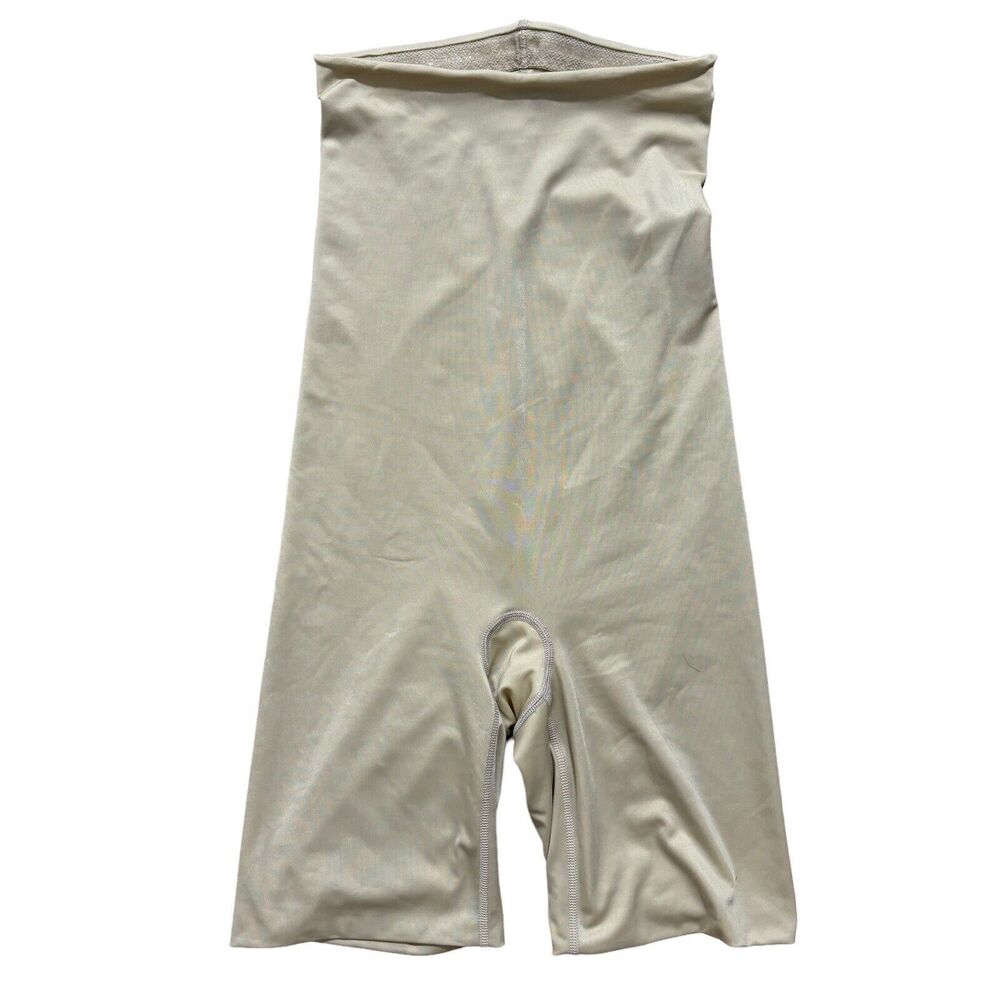 Spanx By Sara Blakely Size Small High Waist Shapewear Shorts Beige Tan